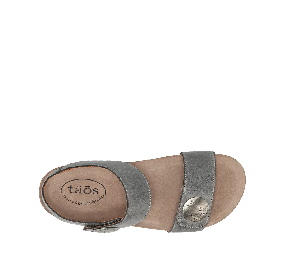 Women's Taos Luckie Color: Steel Leather