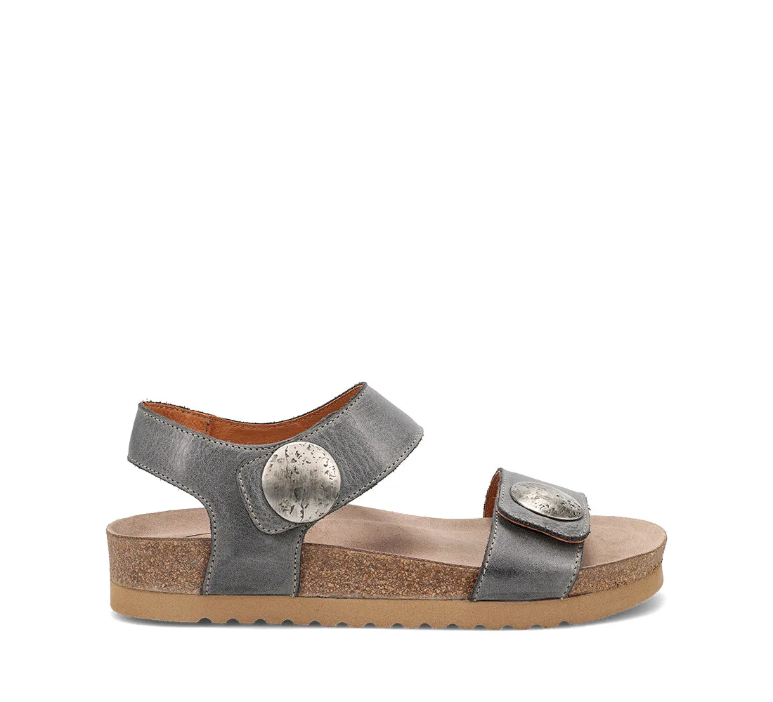 Women's Taos Luckie Color: Steel Leather